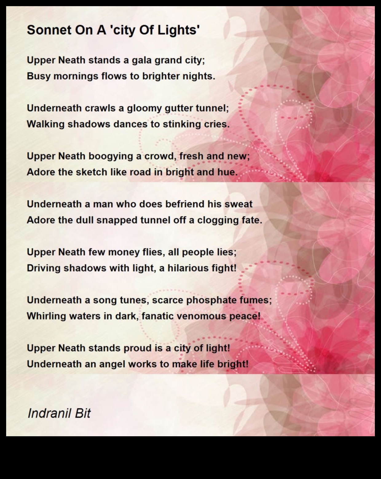 Apskates soneti: dzeja uzskatu valodā