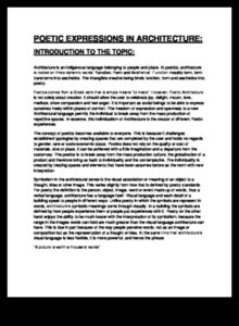 Ievērojama lirika: dzeja arhitektūras prozā